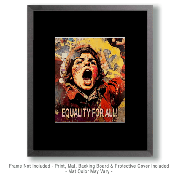 Equality For All - Vintage 60's & 70's Protest Artwork