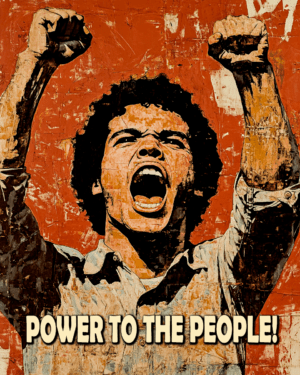 Power to the People - Vintage 60's & 70's Protest Art