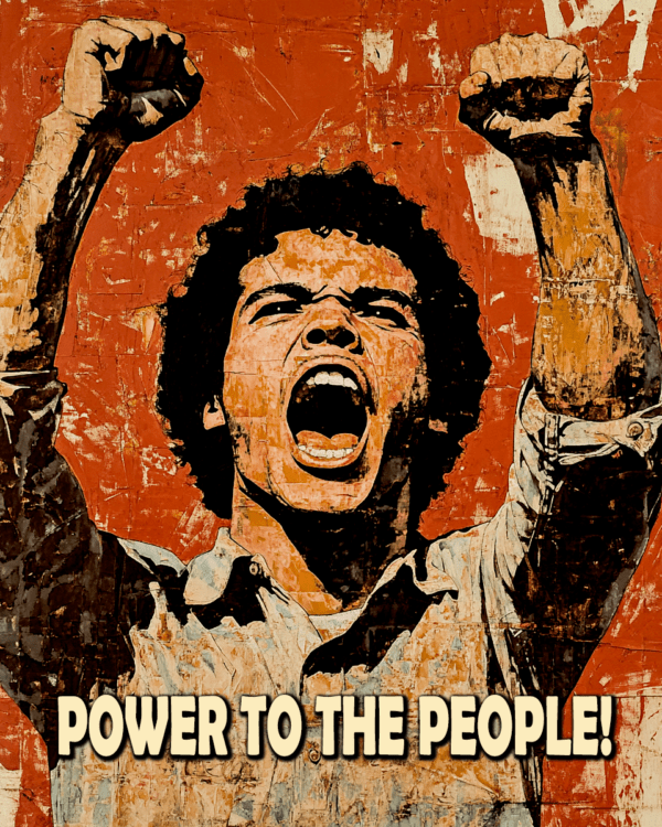 Power to the People - Vintage 60's & 70's Protest Art