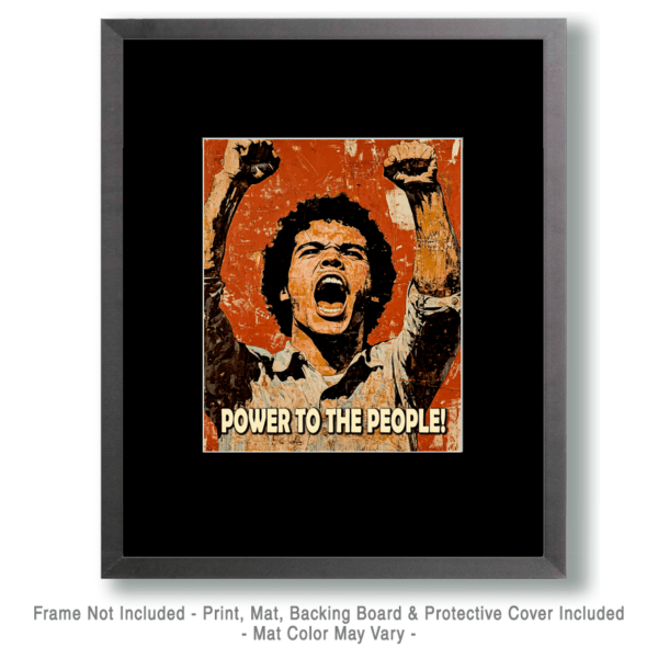 Power to the People - Vintage 60's & 70's Protest Artwork