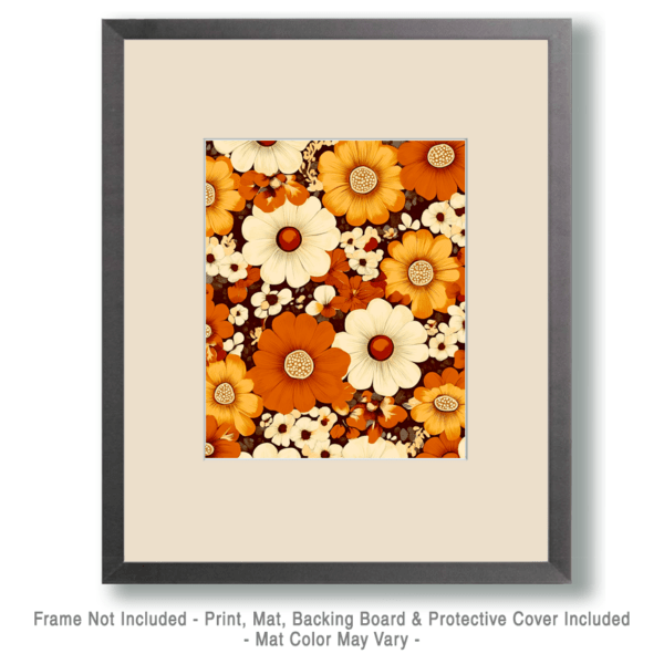 Seventies Floral - Vintage 60's & 70's Artwork