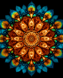 Seventies Mandala - Vintage 60's & 70's Art