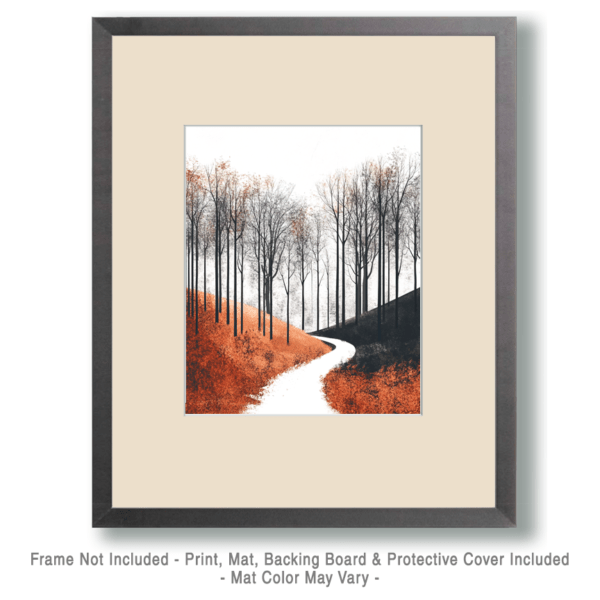 Seventies Forest Path - Vintage 60's & 70's Artwork