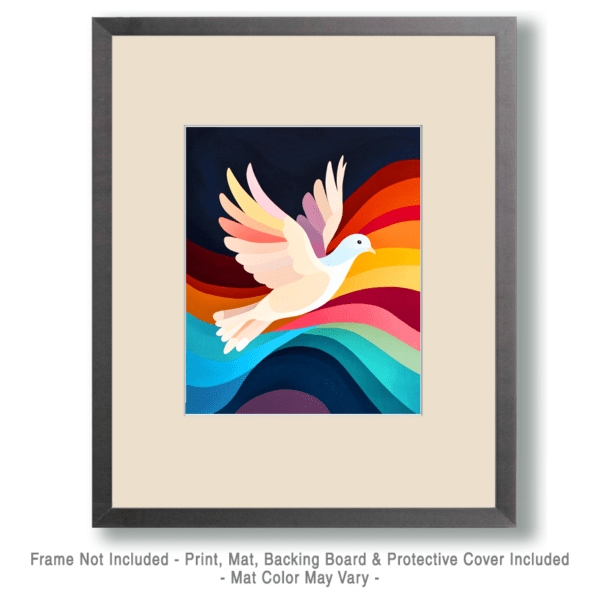 Seventies Peace Dove - Vintage 60's & 70's Artwork