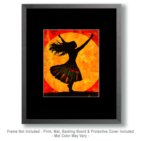 Sunset Dance - Vintage 1960's & 1970's Art