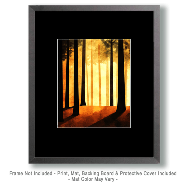 Minimalism Forest - Vintage 1960's & 1970's Art