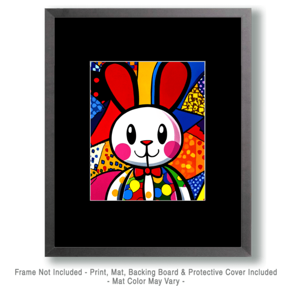 Pop Art Bunny Print