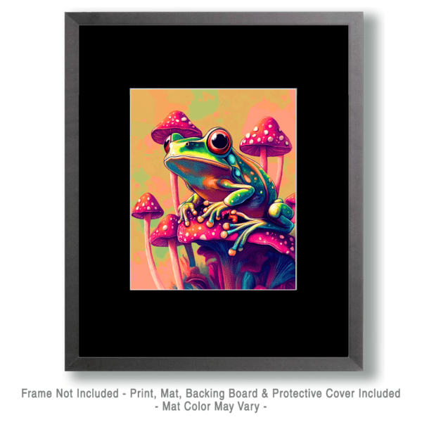 Neon Frog - Vintage 1960's & 1970's Artwork