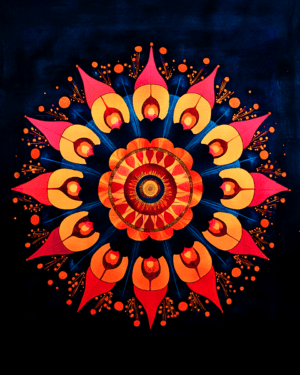 Sixties Mandala - Vintage 1960's & 1970's Art