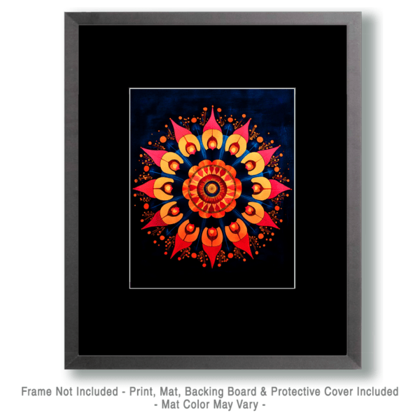 Sixties Mandala - Vintage 1960's & 1970's Artwork