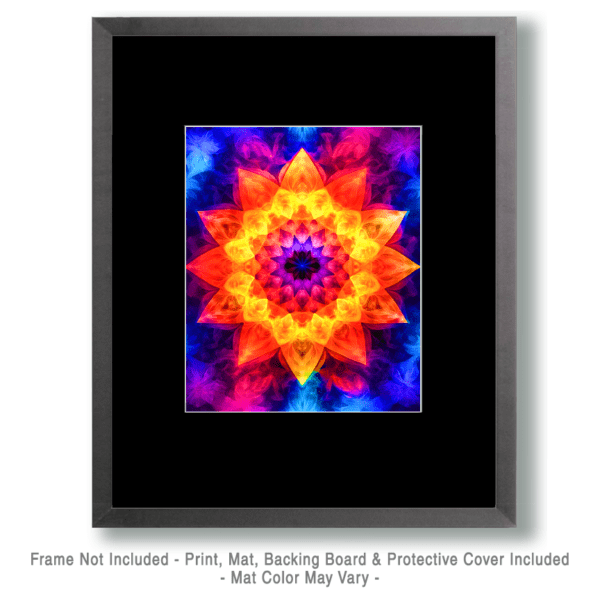 Bright Mandala - Vintage 60's & 70's Artwork