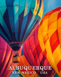 Up Close - Albuquerque Balloon Fiesta Souvenir Art Print Collection