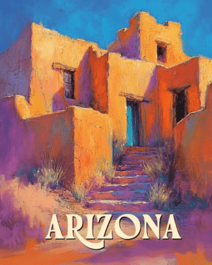 Pastel Pueblo - Arizona