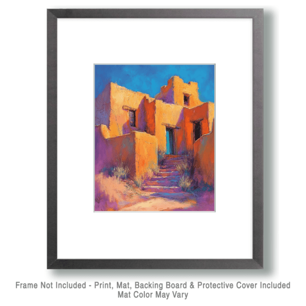 Pastel Pueblo Art