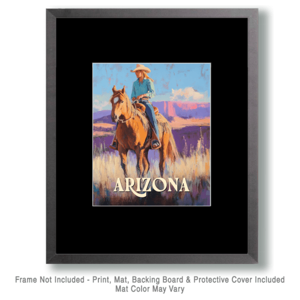 High Desert Cowgirl - Arizona Art