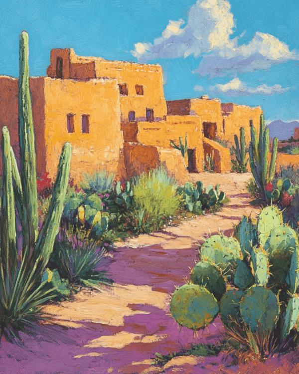 Adobe Desert Home