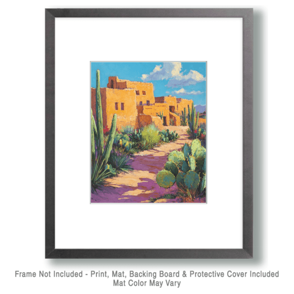 Adobe Desert Home Art