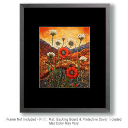 Nouveau Desert Flowers Art