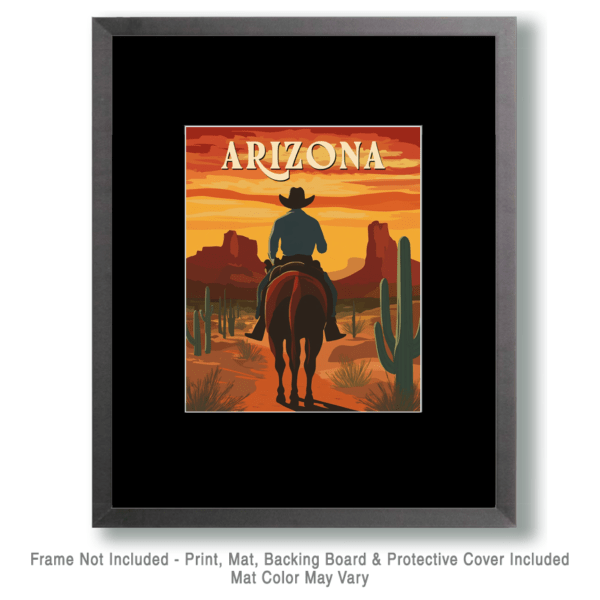 Cowboy on the Range - Arizona Art