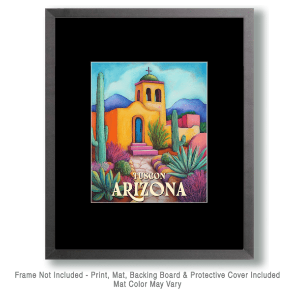 Adobe Church - Tucson Arizona Art