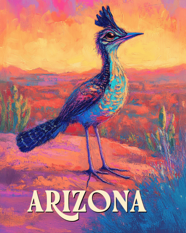 Roadrunner at Sunset - Arizona