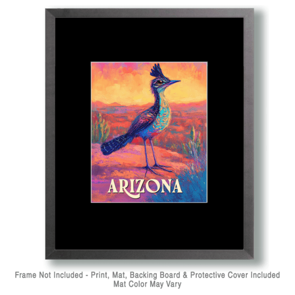 Roadrunner at Sunset - Arizona Art