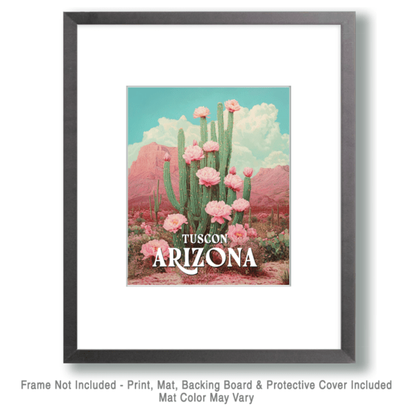 Blooming Cactus - Tucson Arizona Art