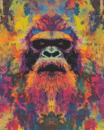 Colorful Sasquatch