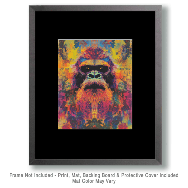 Colorful Sasquatch