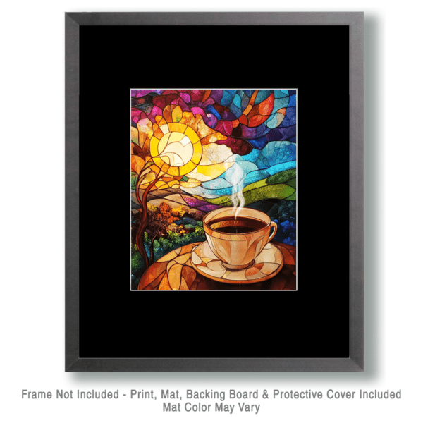 Stained Glass Cup Art