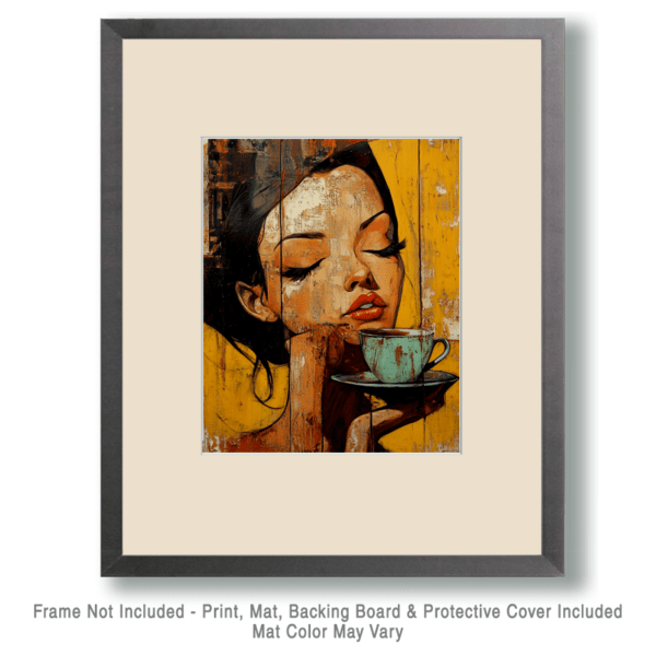 Folk Art Coffee Print