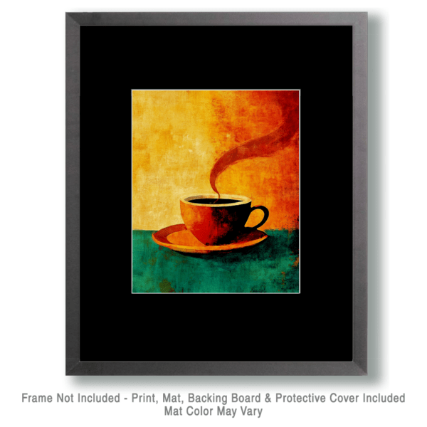 Bright Coffee Art Print