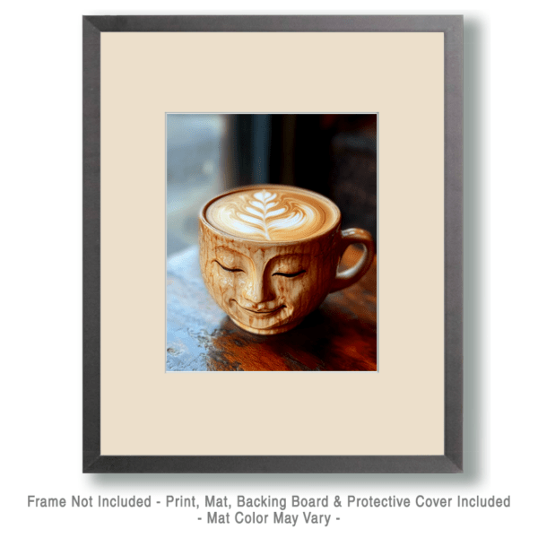 Face Coffee Cup Art