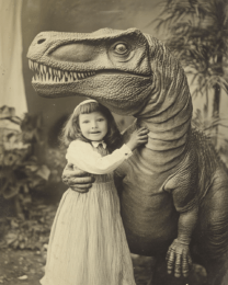 She's Gotten So Big - Cryptozoology Dinosaur Wall Art Prints