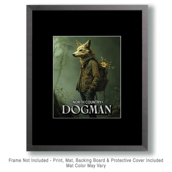 North Country Dogman Backpacking Art