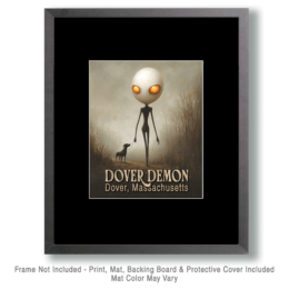 Dover Demon Walking Dog Art