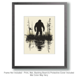 Minimalist Fouke Monster Art