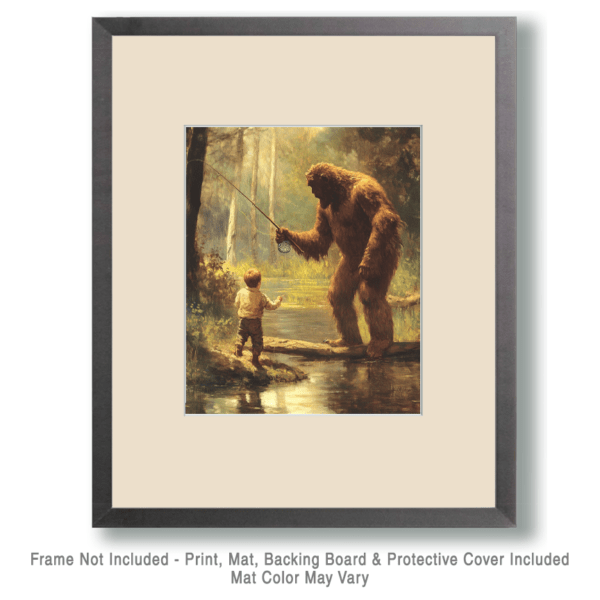 Fouke Monster Fishing Art