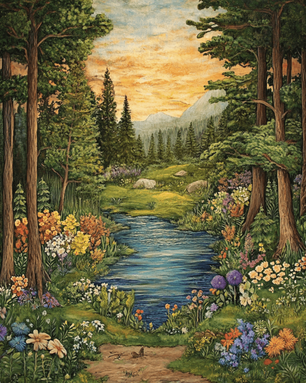 Summer Stream - Great North Woods Art