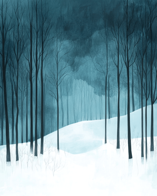 Winter Solitude - Great North Woods Art