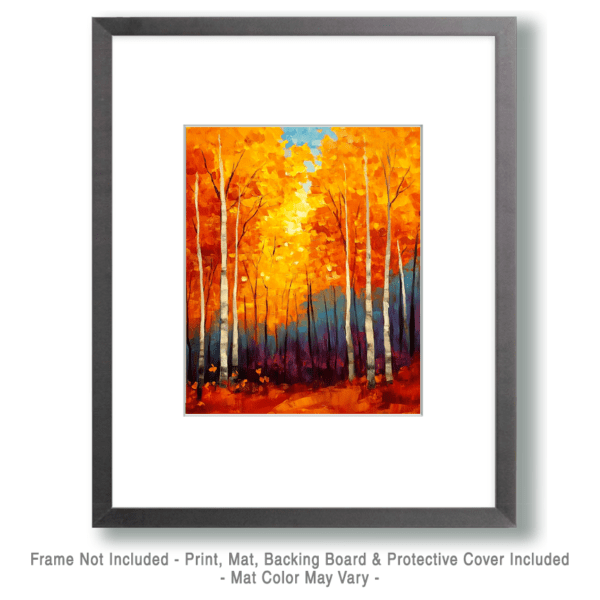 Fall Blaze - Great North Woods Art Print