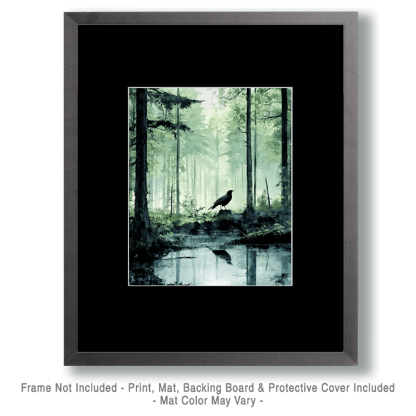 Raven - Great North Woods Art Print