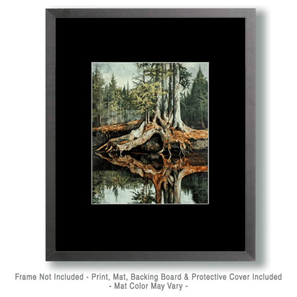 Roots - Great North Woods Art Print