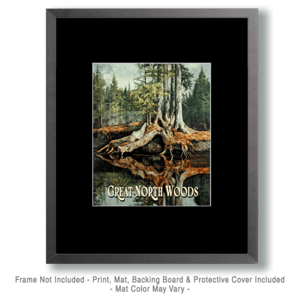 Roots ND - Great North Woods Art Print