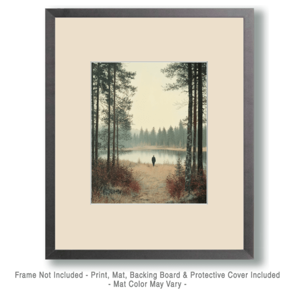 Morning Walk - Great North Woods Art Print