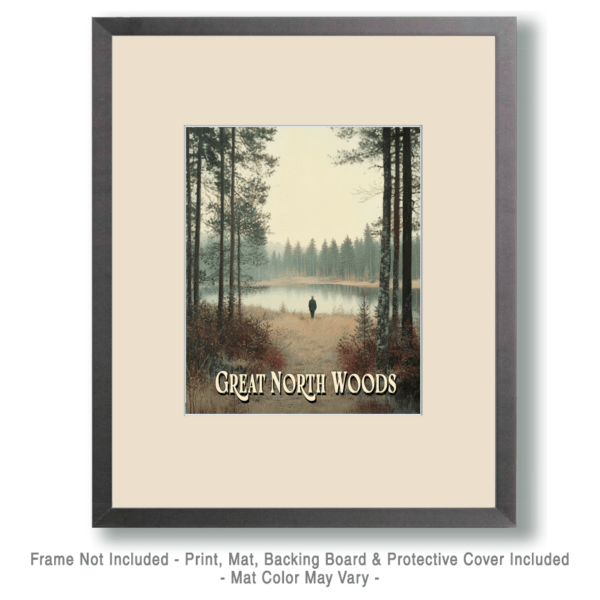 Morning Walk ND - Great North Woods Art Print