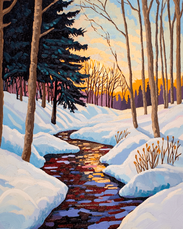 Spring Creek - Great North Woods Art