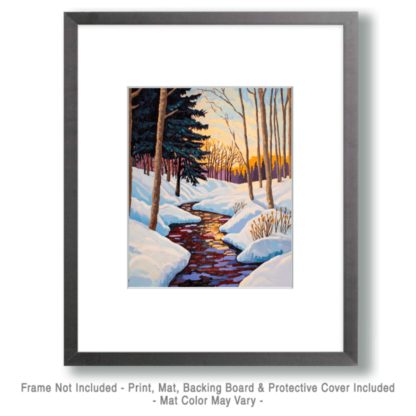 Spring Creek - Great North Woods Art Print