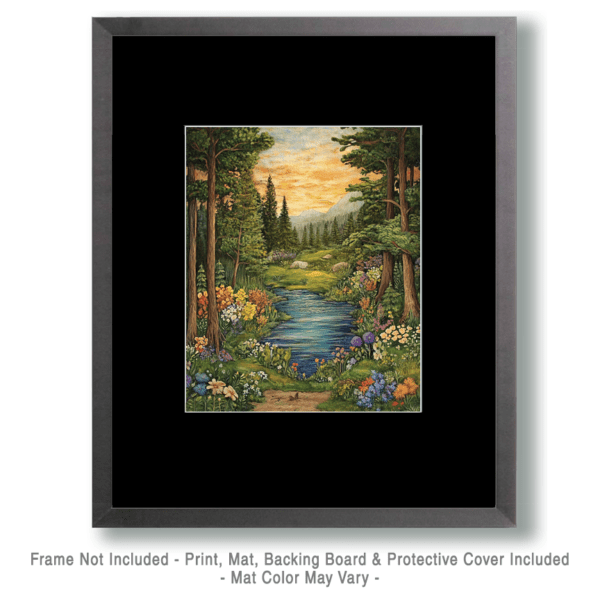 Summer Stream - Great North Woods Art Print