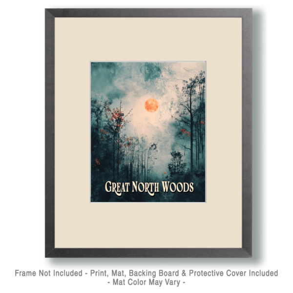 Misty Morning - Great North Woods Art Print